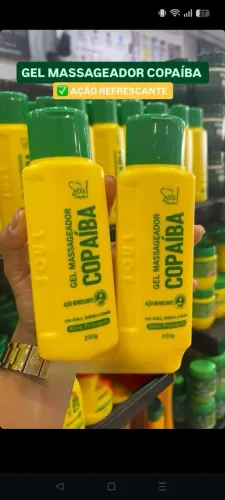 Gel massageador copaíba