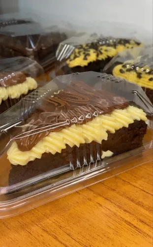 Fatia de brownie