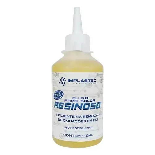 Fluxo de Solda Resinoso com Breu / Remove oxidações.