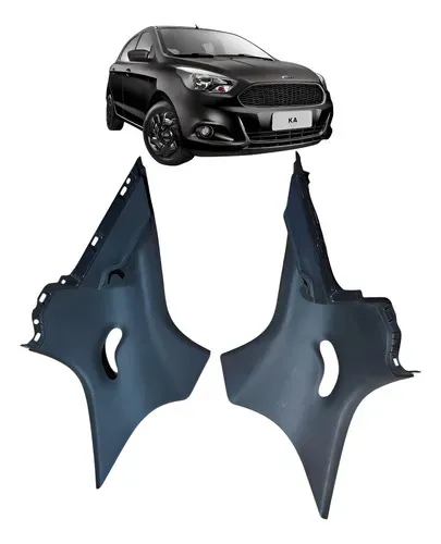 Par Suporte Bagagito Tampão Ford Ka Hatch 2016 (usado) Preto