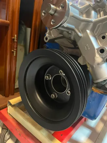Polias e indicador de ponto motor v8 302