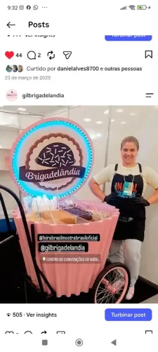 Vendo um carrinho de brigadeiro móvel top? (exelente oportunidade)