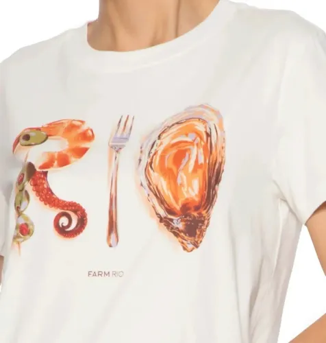Blusa Ostra Farm- TAM P