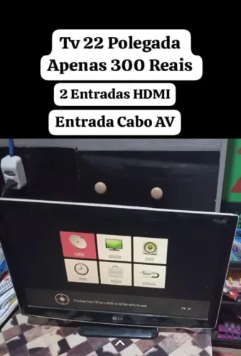Tv 22 Polegadas não é Smart