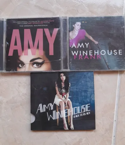 3 CDs Amy Winehouse - Back To Black / Frank / Amy Soundtrack - excelente estado