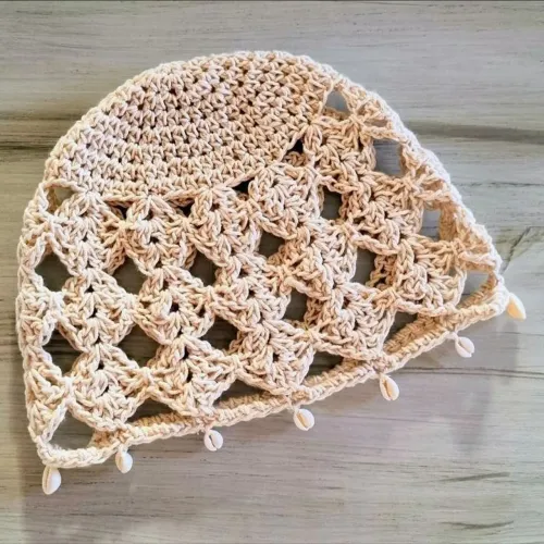 Headpiece de crochê
