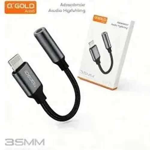 Cabo Adaptador de áudio para Fone de Ouvido o'Gold CBA-12