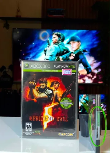 Resident Evil 5 EDIÇÃO PLATIUM HITS (Lacrado da ÉPOCA!!) P/colecionadores exigentes 
