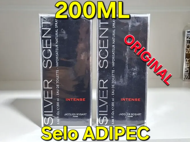 Perfume SILVER SCENT INTENSE 200ML (ORIGINAL) Selo ADIPEC