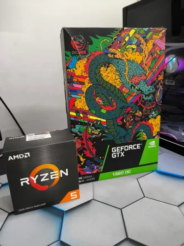 Kit Ryzen + GTX 1660 | Ótimo Estado | Cooler Original Nunca Usado