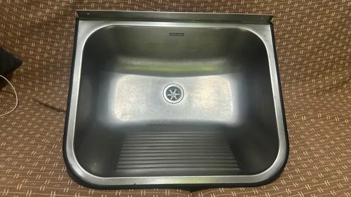 Tanque de Lavar Roupa Franke em Aço Inox + Kit Completo de Instalação