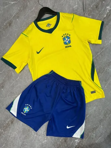 Camisa + Short da Seleção Brasileira Linha Premium