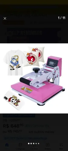 Máquina de estampar sublimadora