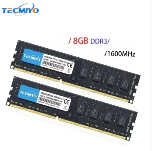 Memória RAM 8 GB, DDR3 1600MHz TECMIYO para PC Desktop