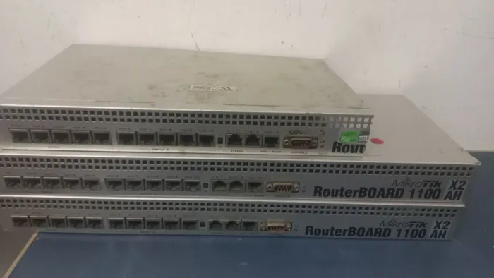 LOTE 03 MIKROTIK RB1000/1100AH/X2 USADAS COM DEITO