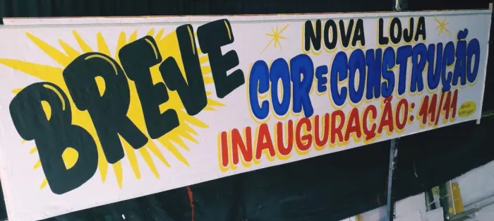 Vai inaugurar? Faça uma faixa!