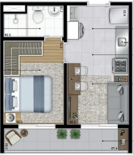 Apartamento bairro Belem SP