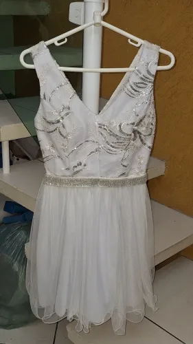 Vestido Curto de Daminha - Feminino