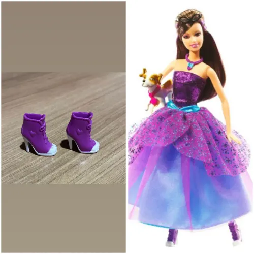 mattel sapatos da boneca alecia amiga estilista da barbie filme moda e magia 2010 