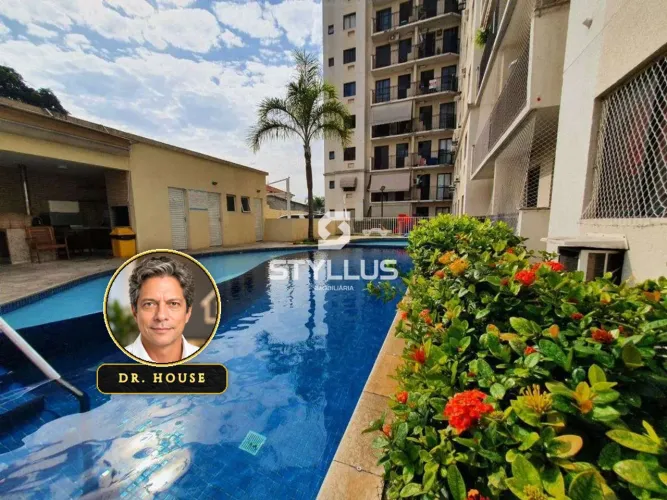 Apartamento com Suíte, Varanda e Vista Livre em Maria da Graça! M50A