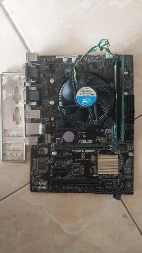 ? KIT ASUS H110M + INTEL CORE i3-6100 + MEMÓRIA DDR3 1600MHZ + COOLER ?