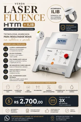 Laser Fluence HTM + ILIB - Revisado | Excelente Estado | R$ 2.700,00