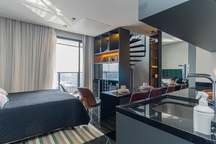 Duplex para venda com 76 metros quadrados com 1 quarto em Vila Olímpia - São Paulo - SP