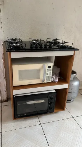 Vende-se fogão cooktop 5 bocas com balcão