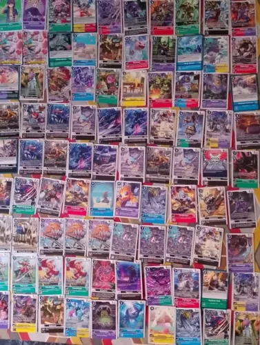 50 Cartas de Digimon Originais