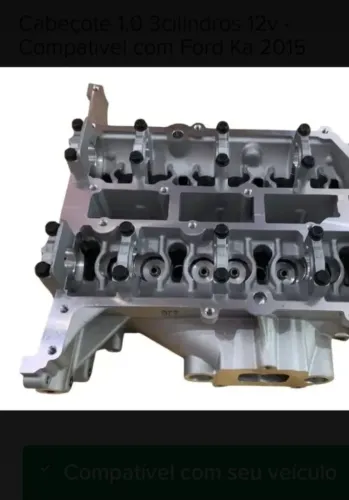 Cabeçote do Ford Ka 2015 3 cilindros