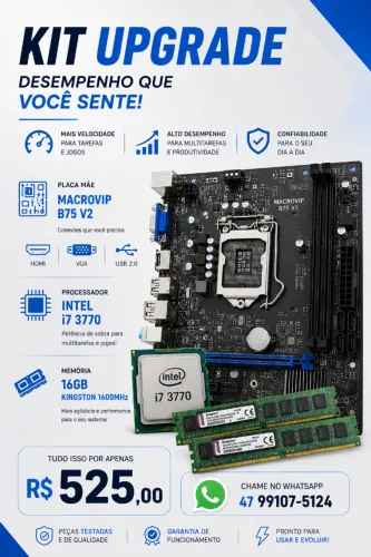 Kit i7 + 16GB (Novo)