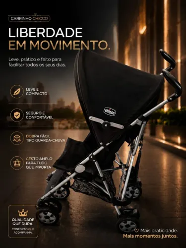 Carrinho Guarda chuva Chicco 