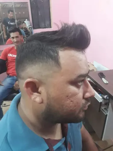 Corte Masculino é depilação ou no salão Cláudio profissional