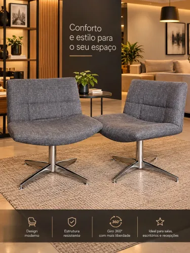 Poltrona Giratória -Desconto para DESAPEGAR