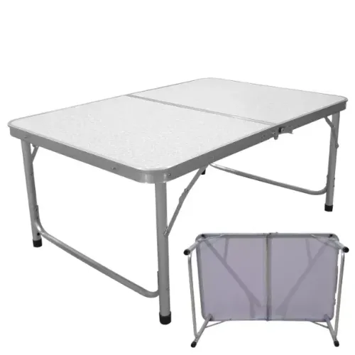 Mesa Dobrável Portátil Vira Maleta 90cm Camping Praia - E033406
