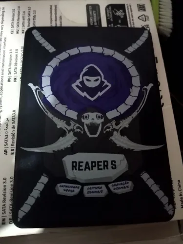 SSD 480gb - 100% de saúde. Mancer Reaper S