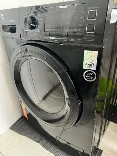 lavadora e secadora Midea Lava e Seca Inverter Smart, com capacidade indicada de 12 kg par