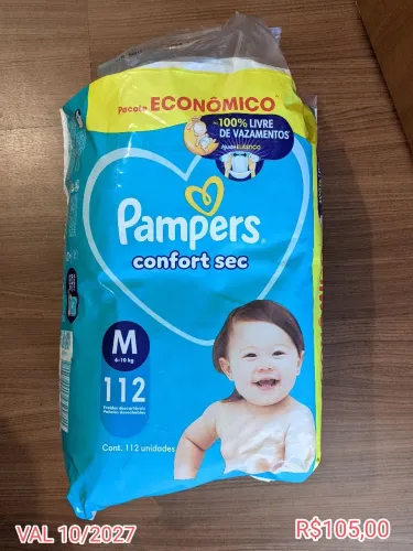 Fralda Pampers Confort Sec