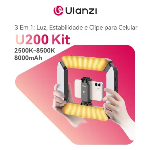 Estabilizador com Led Ulanzi U200