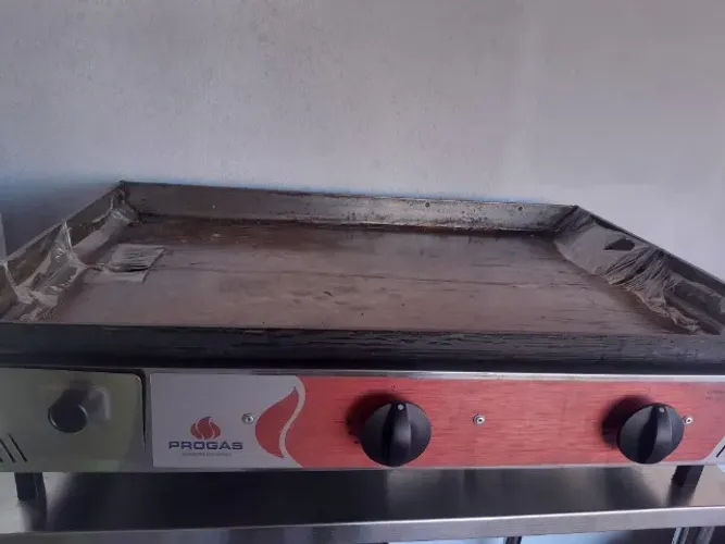 Chapa para lanche hamburguer progas 80cm