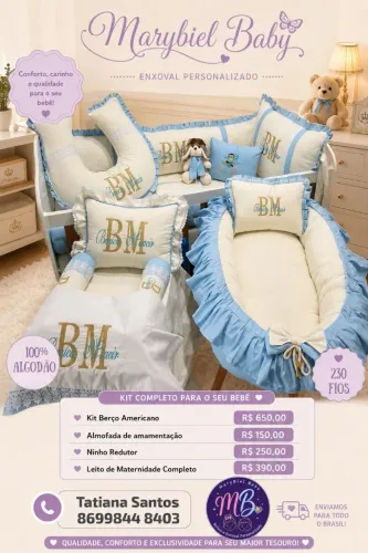 Enxoval de Bebê Personalizado @marybielbaby