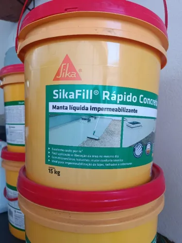 Sikafill Rápido concreto kit com 4 baldes lacrados