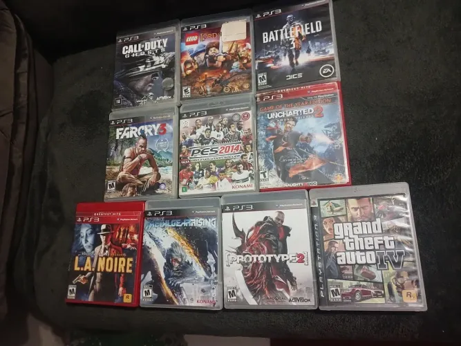 LOTE 10 JOGOS PLAYSTATION 3