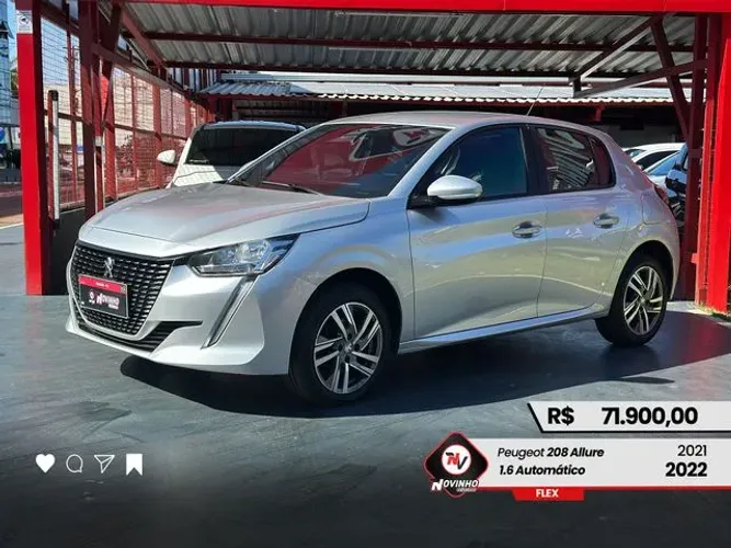 Peugeot 208 Allure 1.6 Flex 16V 5P Aut. 2022