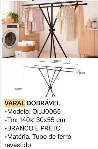 Varal dobrável 