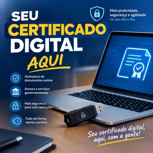 CERTIFICADO DIGITAL, R$200.
