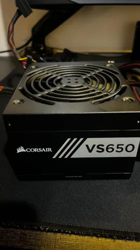 Fonte Corsair VS650 650W 80 Plus - Original