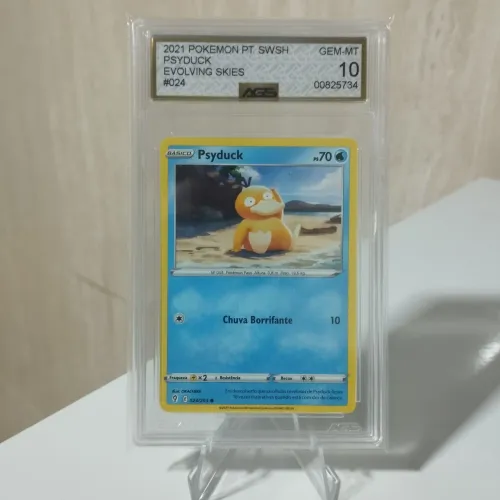 Psyduck #024/203 ? Evolving Skies (2021), graduado AGS 10 GEM-MT