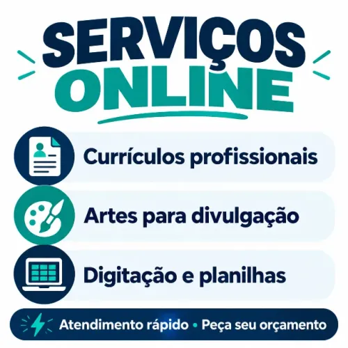 Criação de Currículos, Artes e Serviços Administrativos Online