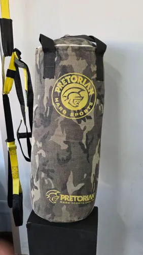 Saco De Pancadas Para Treino De Boxe Pretorian Camuflado Usado 15 Kg